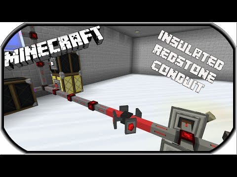 Insulated Redstone Conduid & Conduit Switch ⭐ Minecraft Ender IO  Tutorial ⭐ Deutsch / German