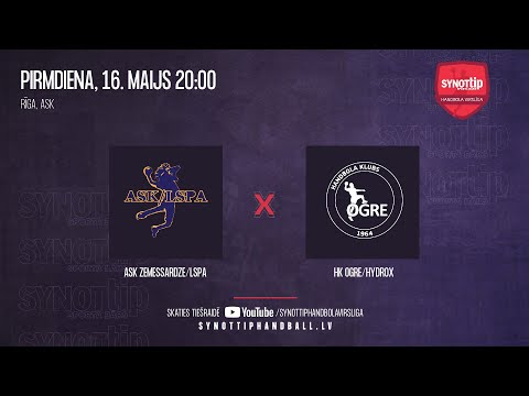 ASK Zemessardze/LSPA - HK Ogre/HYDROX | SynotTip handbola virslīga 2021/2022