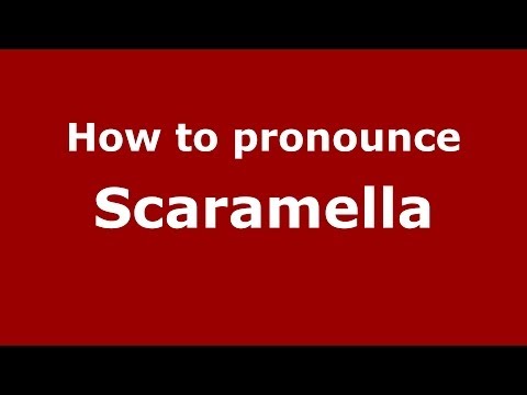 How to pronounce Scaramella (Italian/Italy) - PronounceNames.com