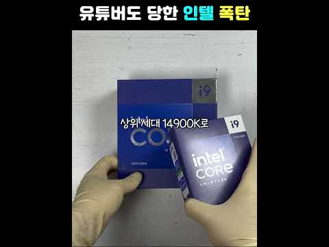 IT 유튜버도 피하지 못한 인텔 CPU 사망