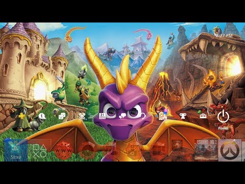 Spyro Reignited Trilogy - Fiery Return  Dynamic Theme PS4