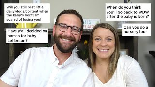 Pregnancy Q&A update! 2nd trimester, nursery, baby names, maternity leave, Disney, and more!