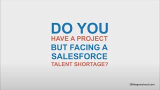 Bridge Salesforce Talent Gap| Staff Augmentation by 360 Degree Cloud