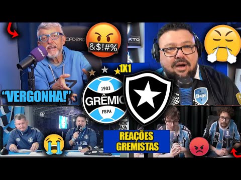 REAÇÕES dos GREMISTAS - GRÊMIO 1X1 BOTAFOGO - BRASILEIRÃO 2025 - VAMOS RIR DO FARID!