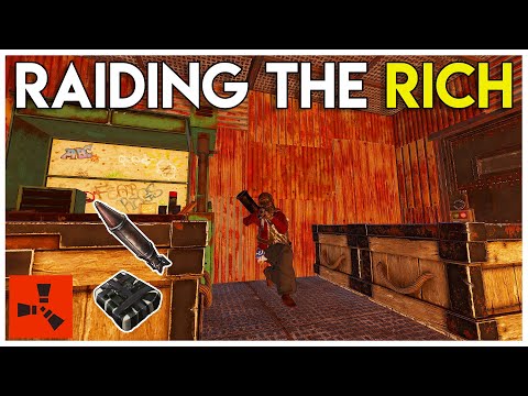 RAIDING THE RICHEST CLAN BASE ON THE SERVER! (part 2/2) - Rust