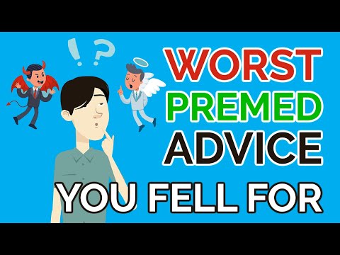 最糟糕的醫學建議，你上當了 - 4大錯誤 (Worst Premed Advice You Fell For | 4 Big Mistakes)