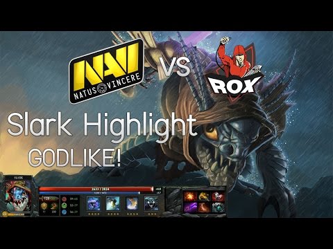 Rox vs Na'vi: Slark Highlights GODLIKE! After Death!
