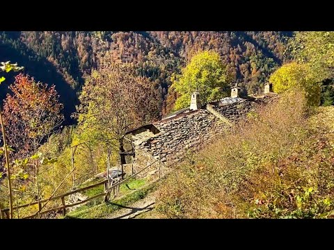 Ep.117 – Parquet in baita – Prima accensione stufa – Scavo terrazza - Paesaggio - Natura – Relax