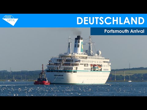 Deutschland arrives in Portsmouth (14/06/2023)