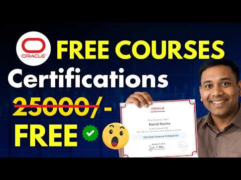 ORACLE दे रहा है: 5 FREE Courses + Certification | Worth ₹26,000+ | Don't Miss 🔥