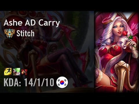 Ashe AD Carry vs Lucian - Stitch - KR Challenger Patch 6.6