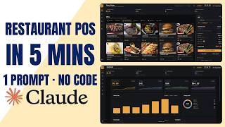 🔥 Build a Complete Restaurant POS Sale System Dashboard Using Claude AI — Just 1 Prompt!  Watch as Claude Opus 4.7 generates a full, interactive Restaurant Point of Sale (POS) System in minutes — with order management, billing, table tracking, and a live 