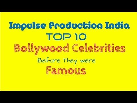 Sandeep Tiwari VOICEOVER /Host II Top 10 bollywood celebrities before they were famous