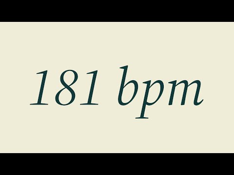 Metronome - 181 bpm