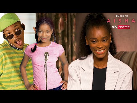 Thumbnail of the video: Letitia Wright's Iconic Childhood Acting Heroes | Aisha: Exclusive Interview | Sky Cinema