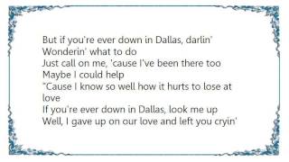 Lee Ann Womack - If You&#39;re Ever Down in Dallas Lyrics