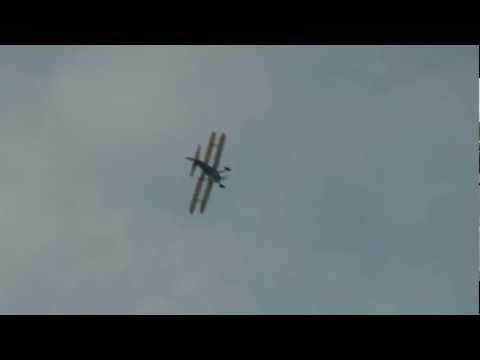 David Brown, Stearman 03 Aerobatic demonstration Flying Circus 7/3/11