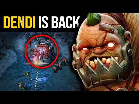 Dendi Pudge Boss Back To Mid!!!! Pudge Official