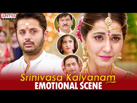 Best Emotional Scenes From "Srinivasa Kalyanam" Hindi Dubbed Movie  | Nithiin , Rashi khanna