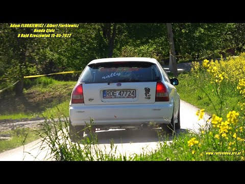 Adam FLORKIEWICZ / Albert Florkiewicz - Honda Civic - 8 Rajd Rzeszowiak 15-05-2022