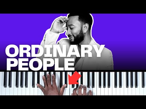 Learn ORDINARY PEOPLE by John Legend with 3 CHORDS!