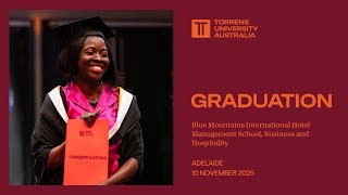 2025 Adelaide Graduation for BMIHMS, Business and Hospitality