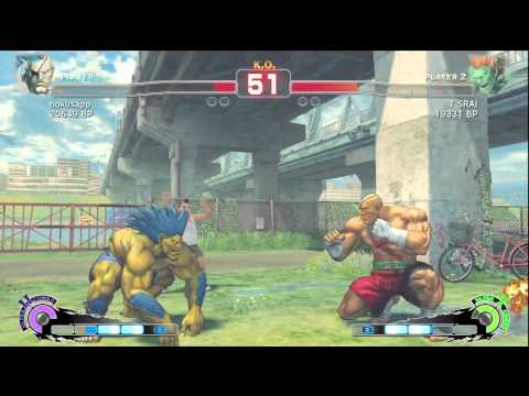 SSF4: Bonchan (Sagat) VS T SRAI (Blanka)
