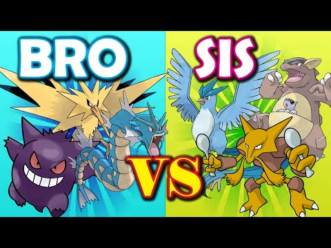 Bro vs Sis: WHO IS BETTER AT POKEMON?? *Pokemon Stadium 1 Battles!!*