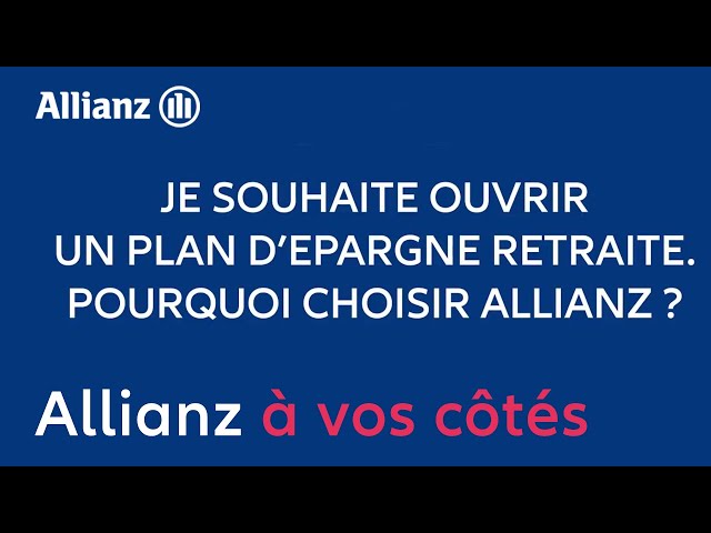 Plan Epargne Retraite Allianz