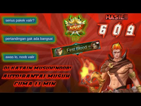 MLBB|PRANK!VALIR NOOB,TEAM LANGSUNG EMOSI!