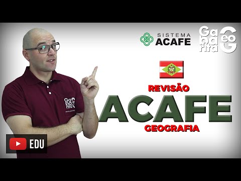 GEOGRAFIA PARA A ACAFE - SC | RESUMO