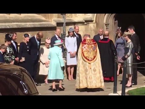Prince Harry Minus Duchess Meghan | Joins Queen & British Royals | Easter Sunday Service 2019