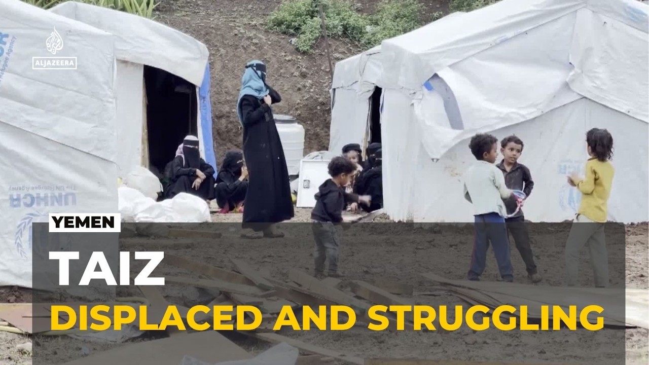 Yemen's displaced people: Thousands fleeing conflict seek urgent aid