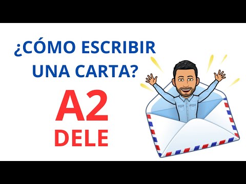 ✅📝Cómo escribir una carta✅👨‍🏫 Tarea 1 DELE A2 Comprensión Escrita💯 CARTA📝 Aprender Español.