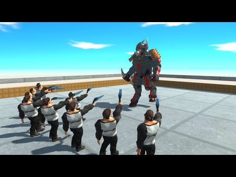 MECHA KOZAROG vs RANGED UNITS － Animal Revolt Battle Simulator