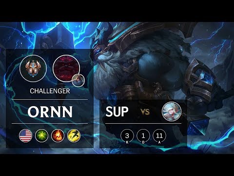Ornn Support vs Janna - NA Challenger Patch 9.14