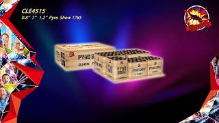 Ohňostroj PYROSHOW 178rán 20+25+30mm I+V+W