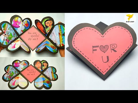 Valentines Card Handmade Easy | Diy Valentines Day Popup Card | Jui Art & Craft