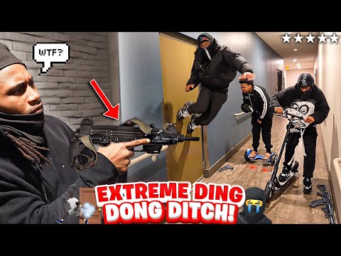 EXTREME DING DONG DITCH IN THE HOOD!! | YN/CRASHOUT EDITION | PART 15 *GONE WRONG*