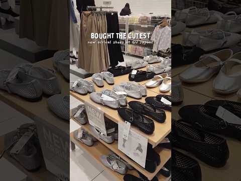 The cutest new arrival shoes at GU Japan 😍 #gujapan #japanfinds #japantips #japantravel #traveljapan