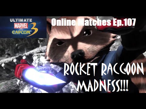 UMVC3 Online Matches Ep.107 - ROCKET RACCOON MADNESS!!!