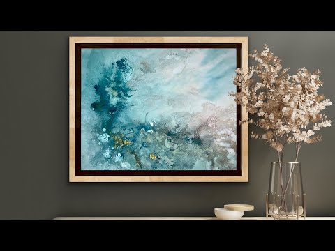 UNEARTHLY TURBULENCE Shadow Pearl Pour #tlp #fluidart #pearlpour