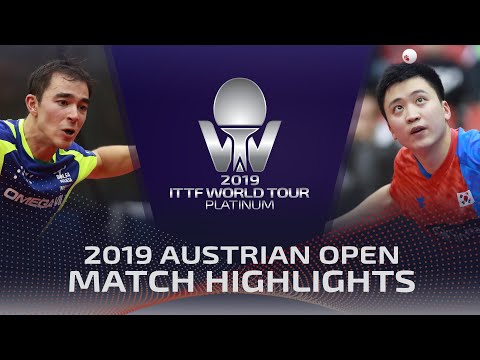 [2019 ITTF Austrian Open] 정 영 식 vs  Hugo Calderano (2019.9.15)