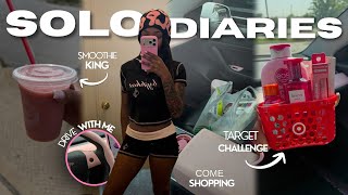 SOLO DIARIES 002 | drive with me, shopping, target, cleaning + more
