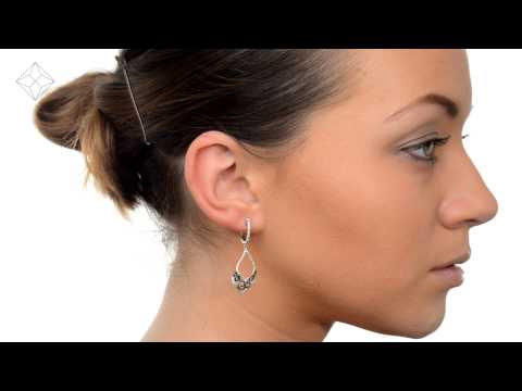 H4542 - Stunning 0.56ct Diamond and 9K White Gold Earrings