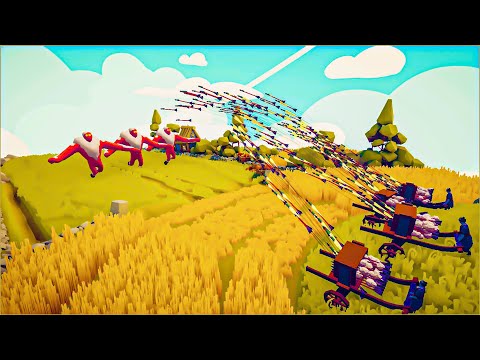 5x HWACHA vs EVERY FACTION - Totally Accurate Battle Simulator TABS