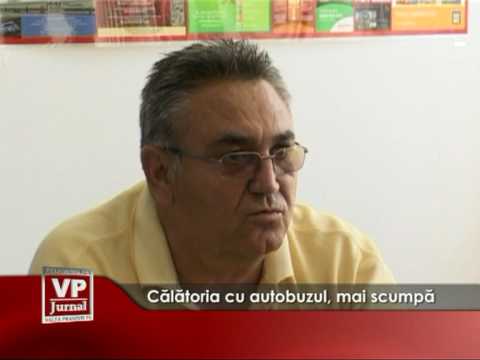 Calatoria cu autobuzul, mai scumpa