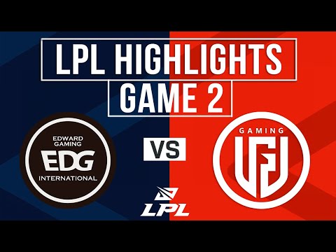 EDG vs LGD Highlights Game 2 | LPL 2025 Split 2 | EDward Gaming vs LGD Gaming