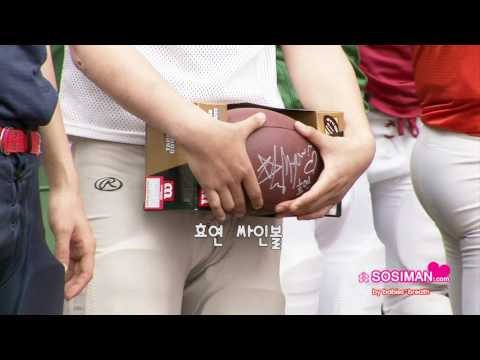 [FANCAM]100520 SNSD @ Namyangju football - sign ball