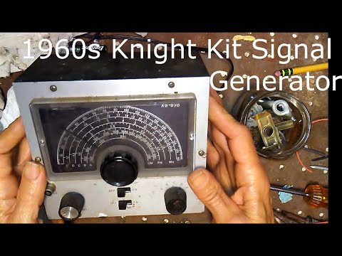 Reviving Knight Kit KG696 Signal Generator I built ~1967